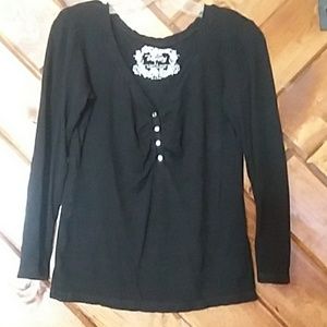 Women's blinged out comfy top